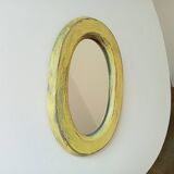 Small antique oval mirror