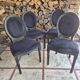 Louis XVI style medallion chairs