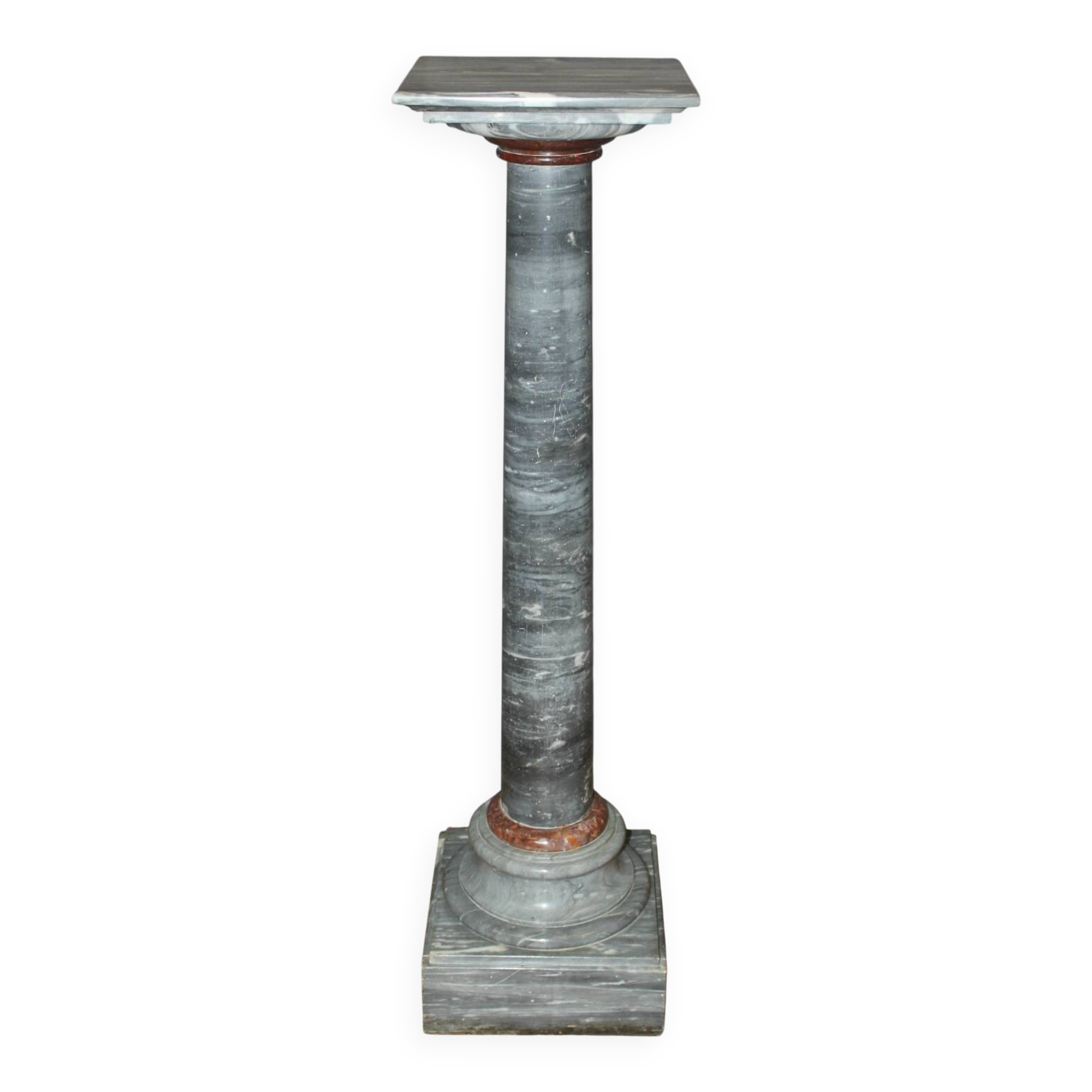 Column of Presentation in Blue Turquin and Red Marble XIX