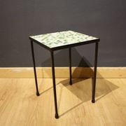 Small mosaic tile side table