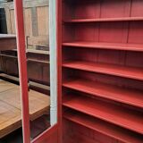 Bookcase in patinated oak