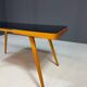 Mid-Century Coffee Table by Interiér Praha with Opaxite Glass Top, 1960s
