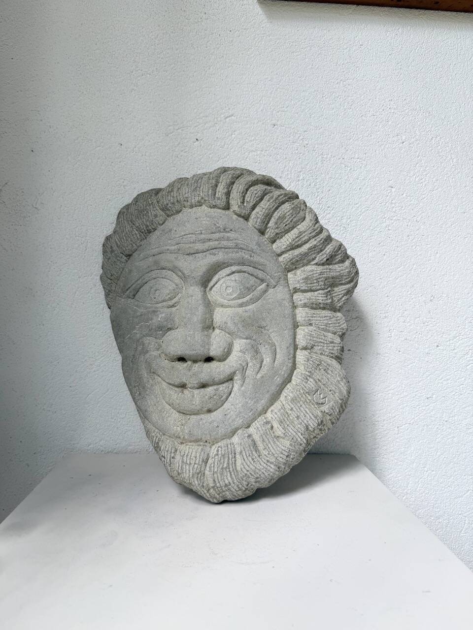 Stone sculpture 1950 face