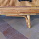 Commode vintage rotin et bambou années 50