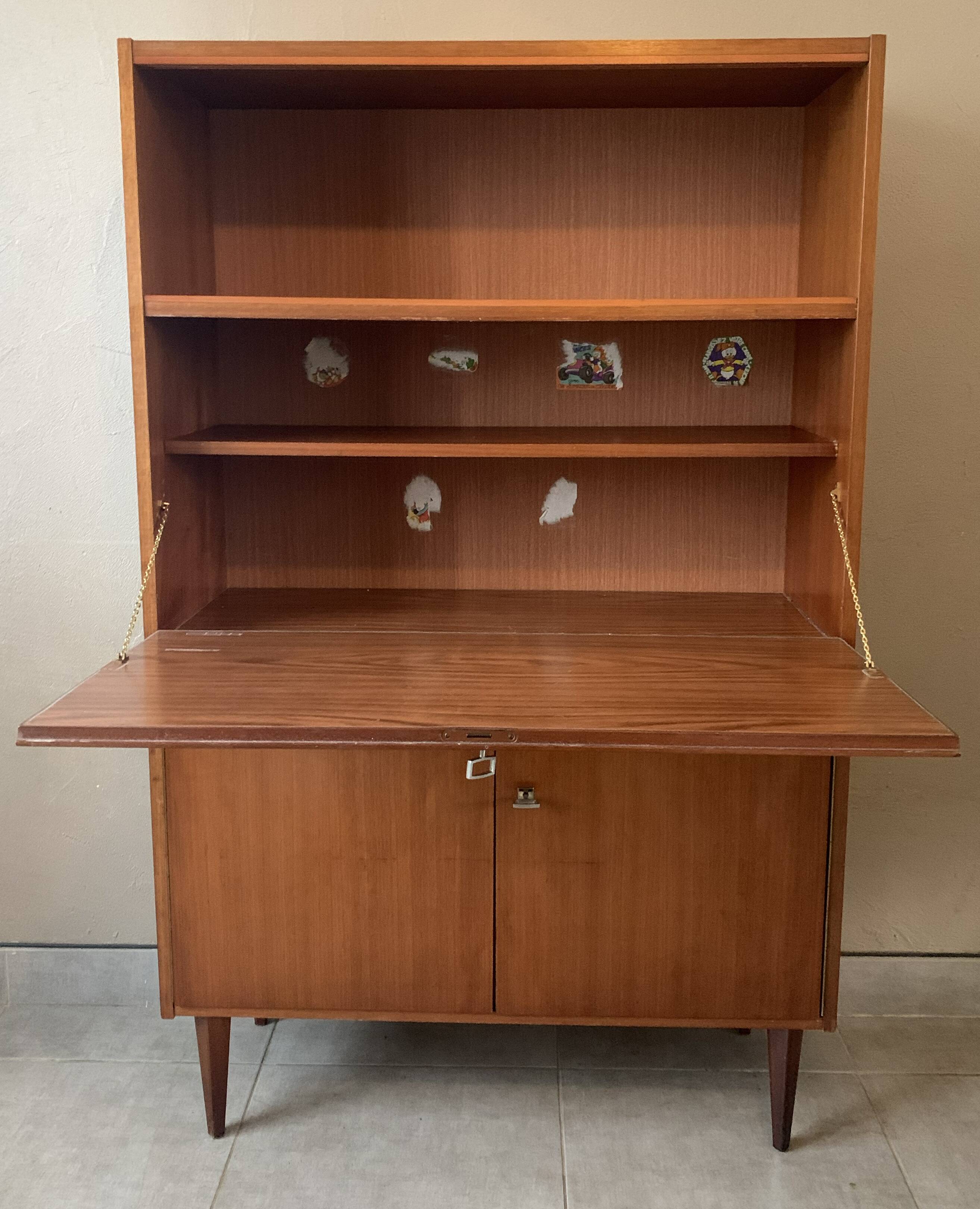 Scandinavian teak secretary, 1960s