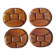 Set of 4 fondue plates - Saint Clément France