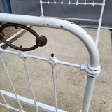 Art Deco brass almond metal bed 120x190