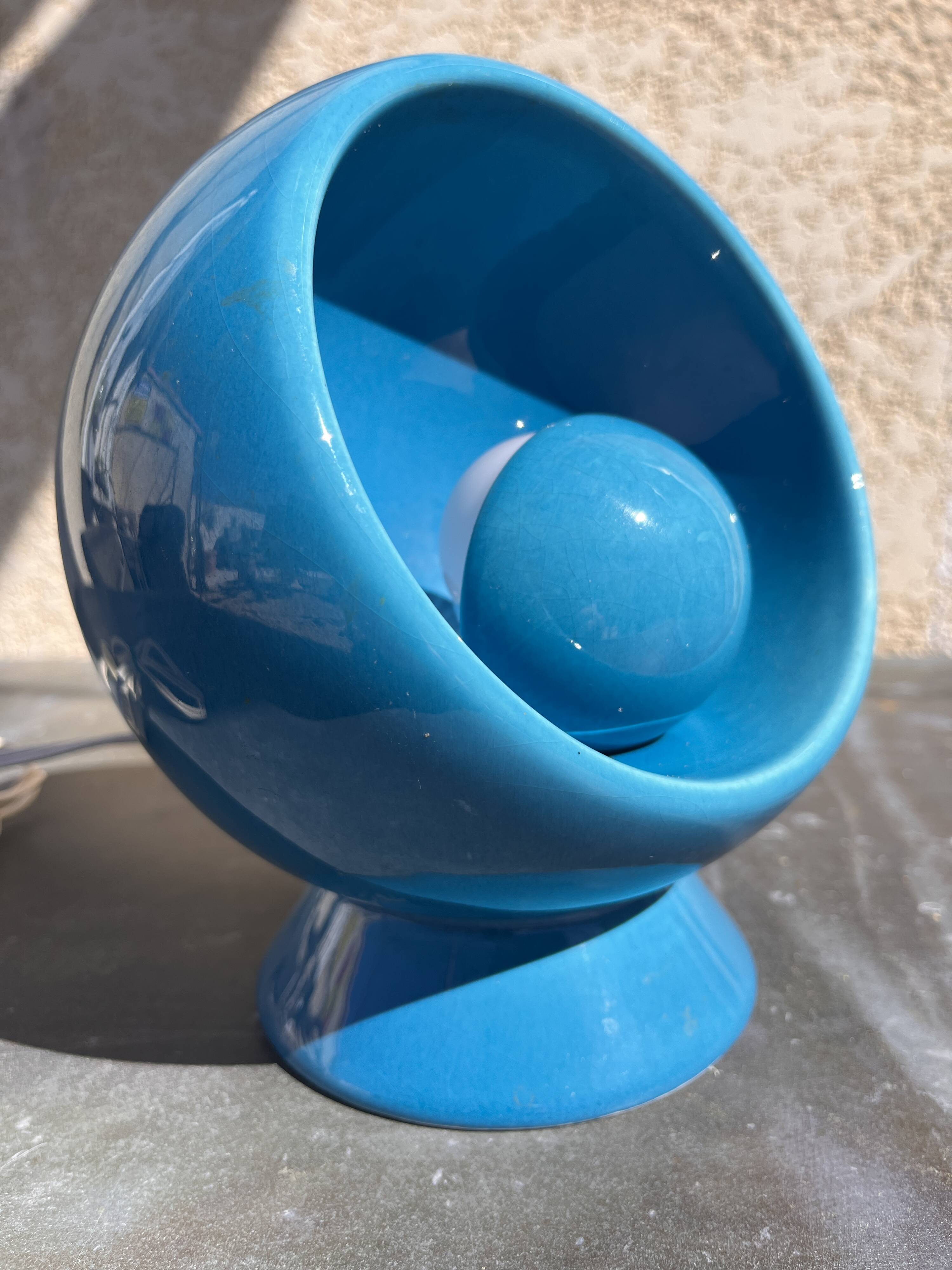 SC3 ceramic lamp Marcello Cueno 1960