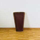 Italian asymmetrical wall mirror framed in brass 1960s Italy