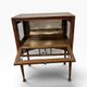 Vintage wooden tea cabinet/display shelf.
