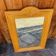 Vintage bamboo large mirror