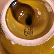 Gien footed dish.