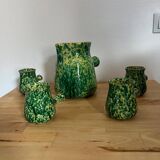 Pitcher and 4 cups