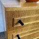 Vintage light wood dressing table and toilet sideboard