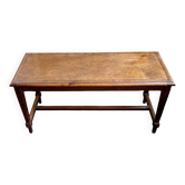 Dark wood bench