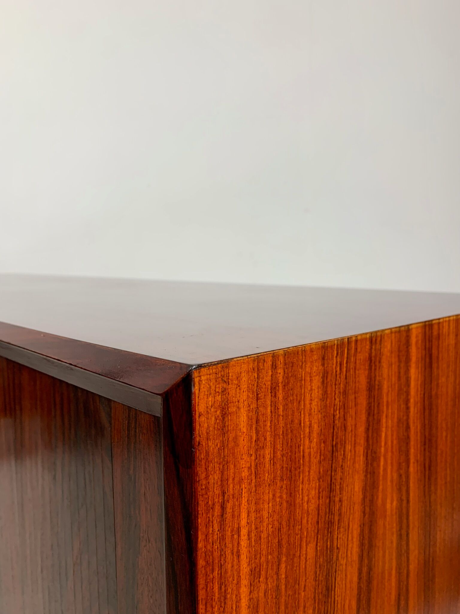 Danish palisander tambour sideboard by Arne Vodder