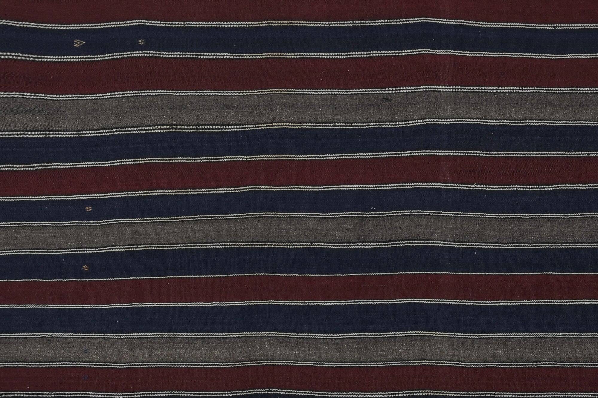 Vintage Turkish kilim, handwoven, 172x358 cm.