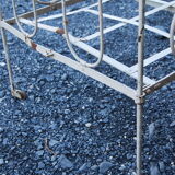 Old wrought iron of the 19 th century folding bed