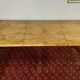 Living room table, dining room table in Ash burl, 2 extension leaves for 10/12 people