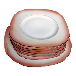 Assiettes à dessert - porcelaine
