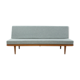 Teak minerva 3 seater sofa by Peter Hvidt & Orla Mølgaard Nielsen For France & Son, 1950
