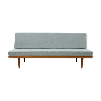 Teak minerva 3 seater sofa by Peter Hvidt & Orla Mølgaard Nielsen For France & Son, 1950