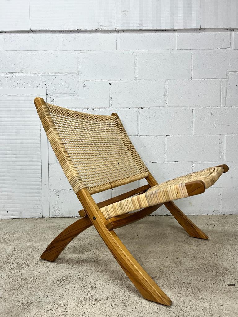 Fauteuil en osier