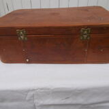 Vintage leather suitcase