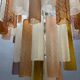 Large Multicolored Murano Glass Tube Chandelier, 1980s