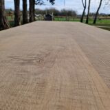 Solid oak farm table
