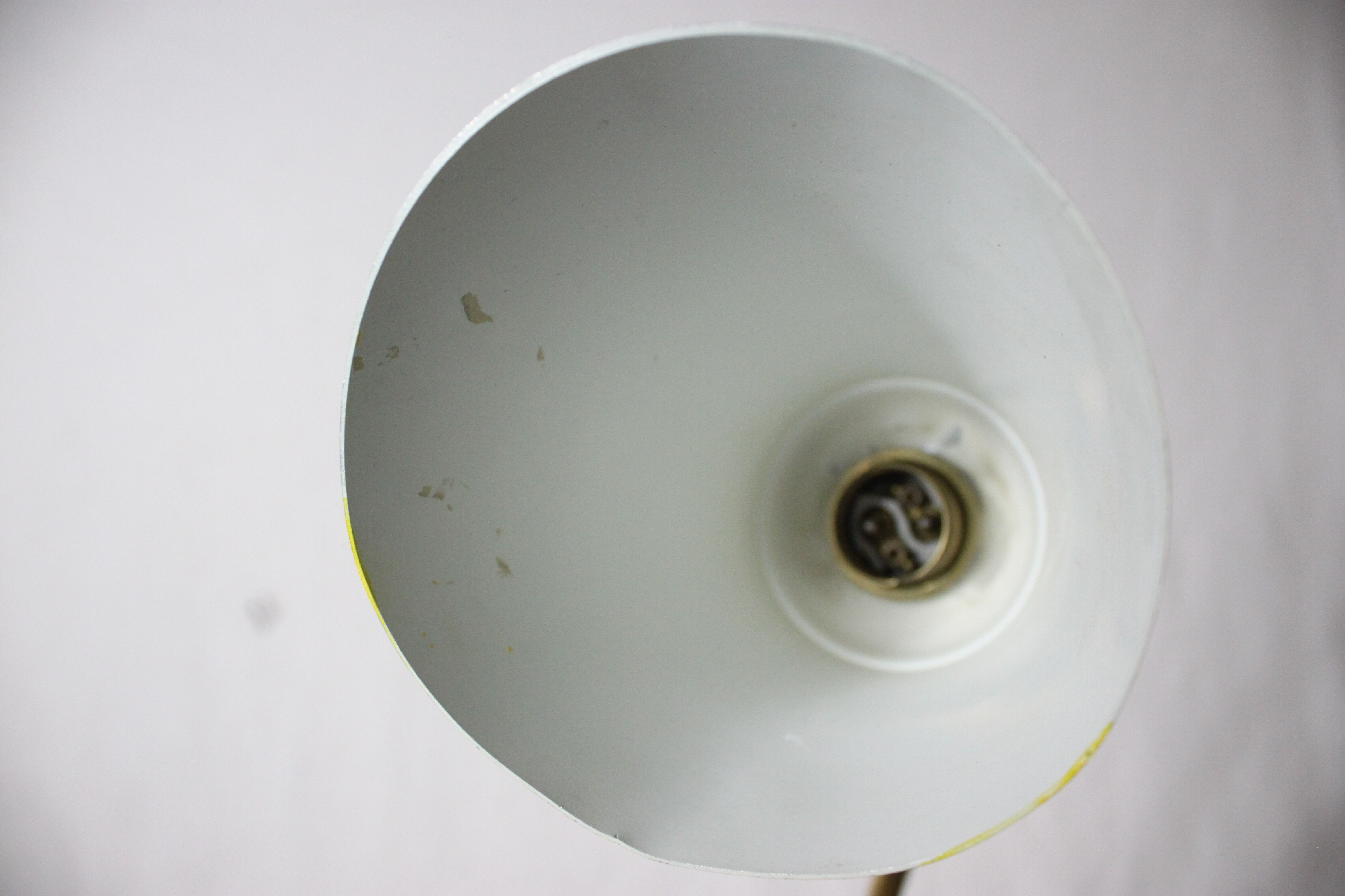 Wall  light brass stem in Italian 1960