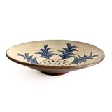 Luxor terracotta dish - foliage pattern