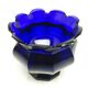 Vase Biedermeier, verre cobalt, République tchèque, 19e siècle