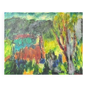 Painting of Danish Kaj Lindemann