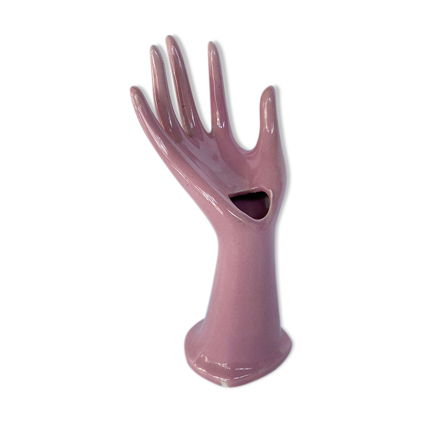 Hand pink porcelain