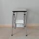 Vintage stepladder in chrome and formica 70s/80s