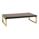 Maison Charles. Bronze coffee table with lacquered top. 1970s.