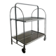 Vintage Folding Bar Cart/Side Table on Wheels