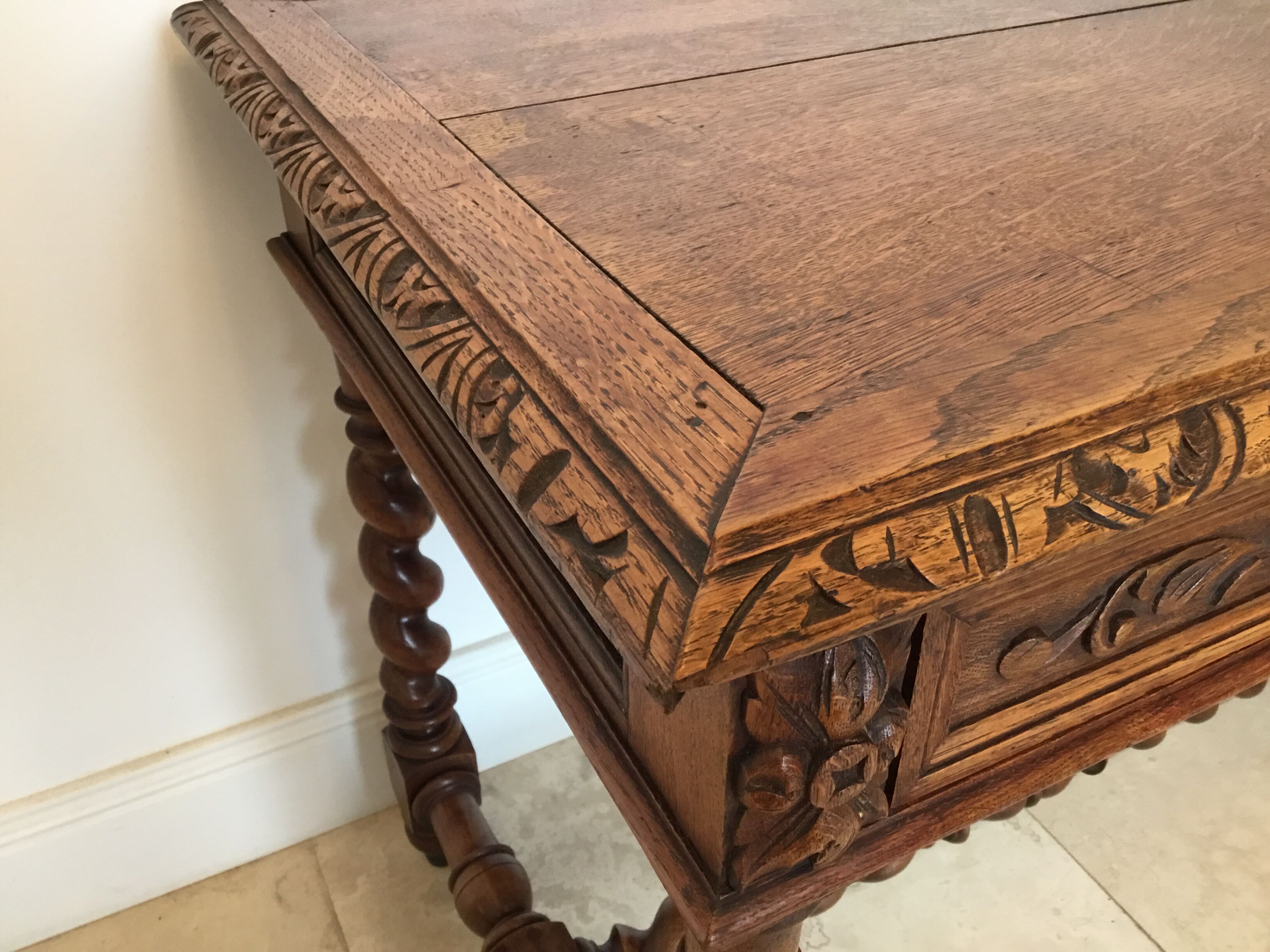 Louis XIII style office, feet turned