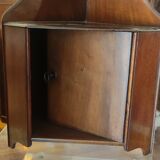 Old small Mahogany notch shelf