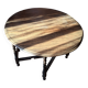 English folding table with turned legs, gateleg, in good condition, 19th century.