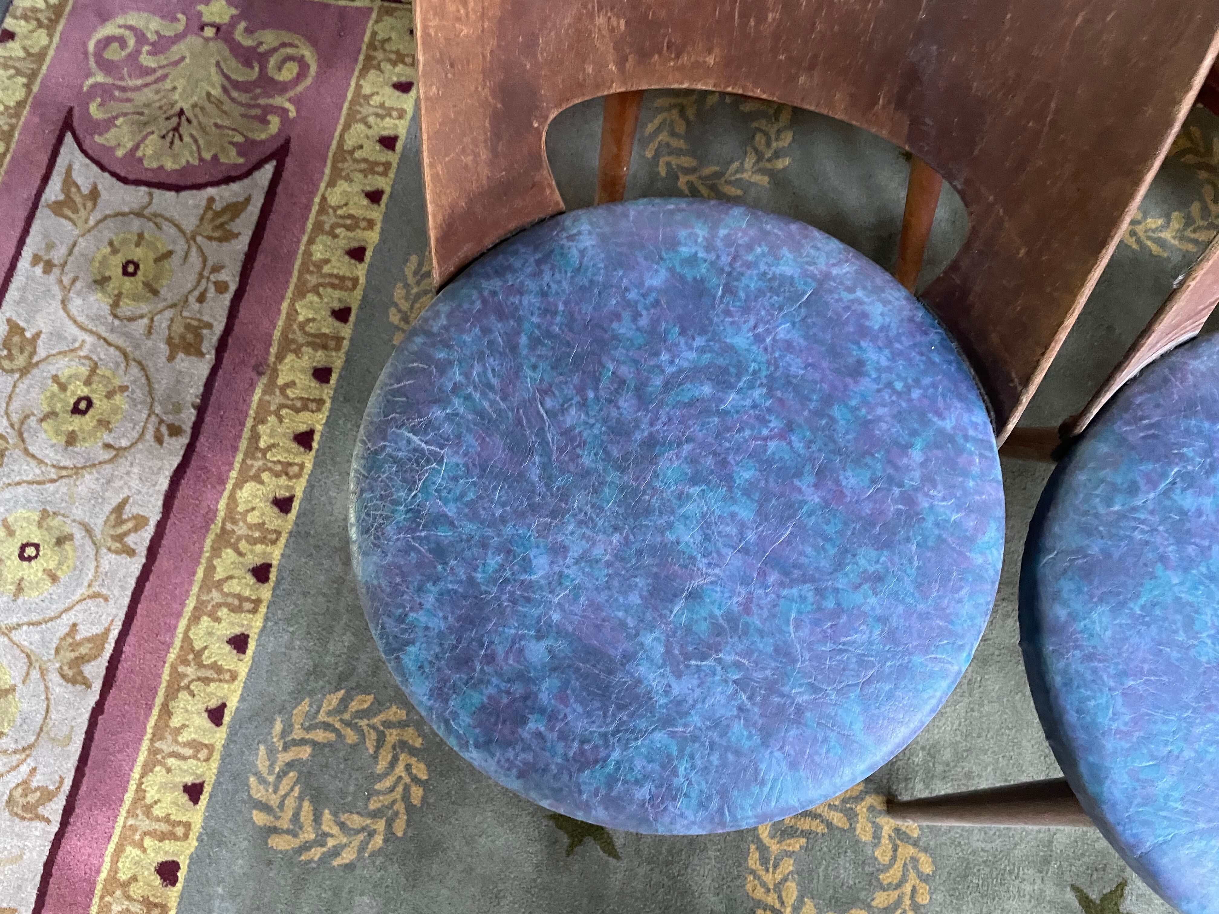 Suite of 12 chairs bistro Bauman "Mondor"