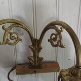Paire d'appliques tulipe