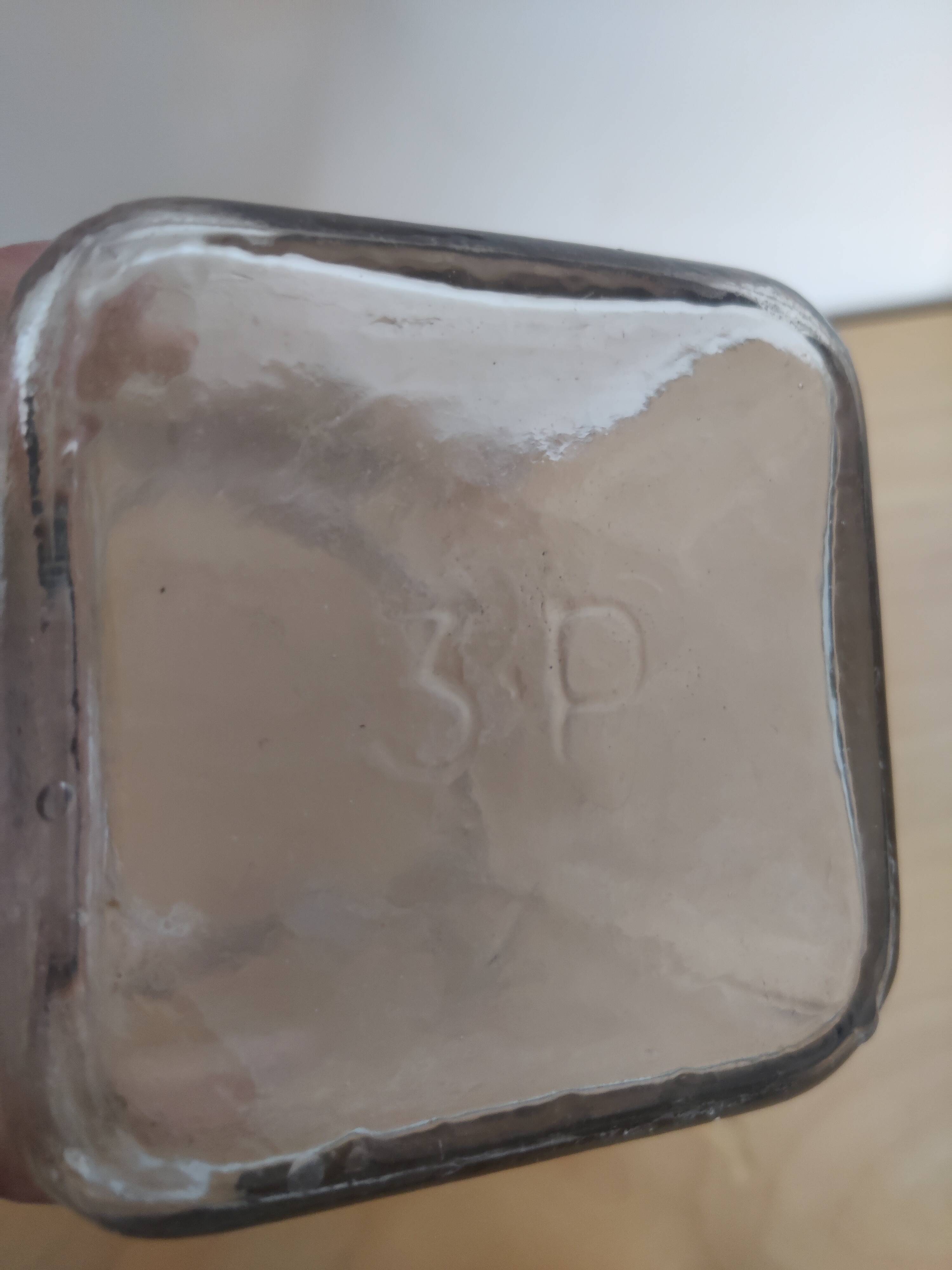 Vase, old jar in blown glass