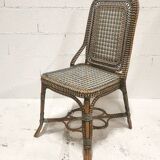 Perret and Vibert rattan chair, late 19th century