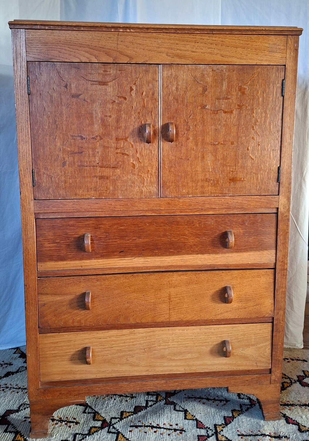 Vintage oak cabinet by Herbert & Gibbs