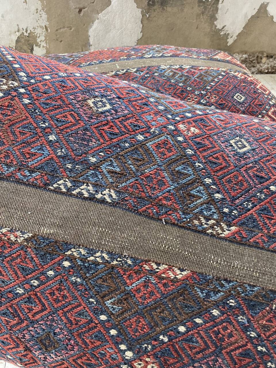Paire de coussins XXL Kilim vintage