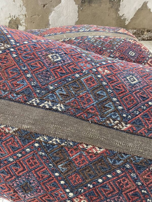 Paire de coussins XXL Kilim vintage