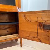 Biedermeier Top Showcase or Vitrine in Cherry Wood, South Germany, 1830