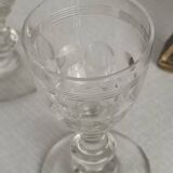 6 Baccarat “Chauny” crystal liqueur glasses